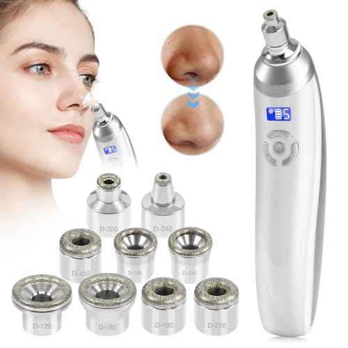 Upgraded Diamond Micro-Dermabrasion Facial Machine, Professional Facial Deep Cleasing Tool, Home Use Facial Skin Care Equipment