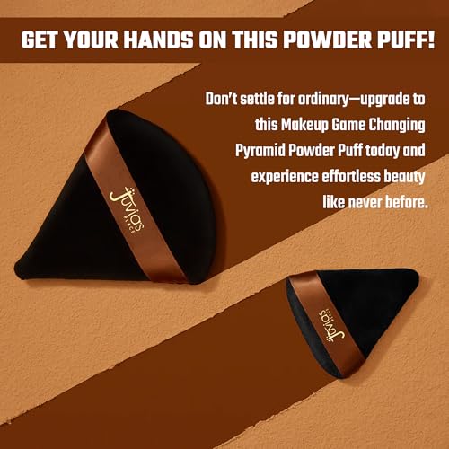 Juvia¡¯s Place I Am Magic Pyramid Puff - Small - Triangle Makeup Powder Puff - Setting & Baking the Makeup Base for Flawless Airbrushed Finish - Ideal for Precision Touch Ups Blotting & Sculpted Finish