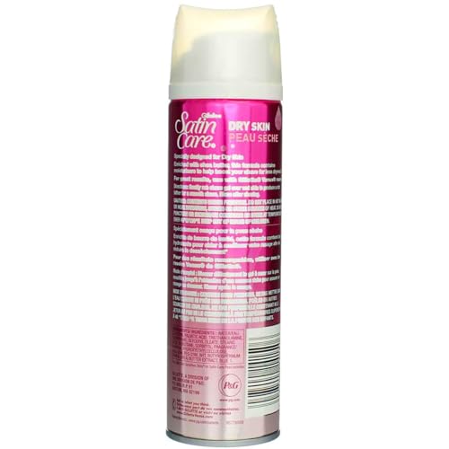 Gillette Satin Care Dry Skin Shave Gel for Women - 7 Oz Pack of 4