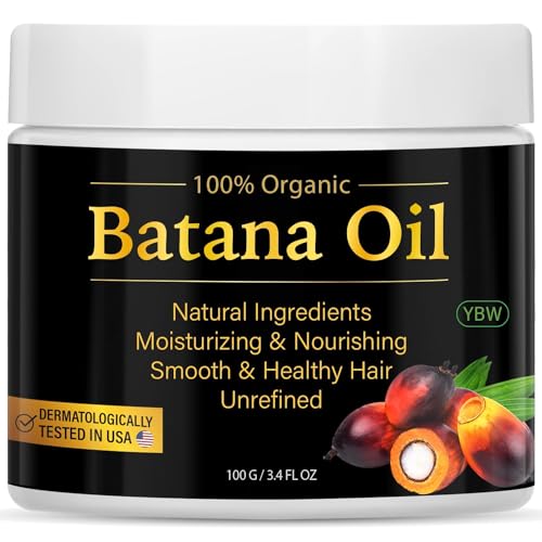 100% Natural Raw Batana Oil for Hair Growth, Dr. Sebi Hair Oil from Honduras, Prevent Hair Loss, Eliminates Split Ends for Men & Women