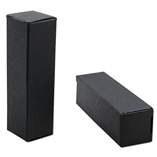 50 Pack Mini Kraft Paper Lipstick Boxes 0.78x0.78x3.34 inch