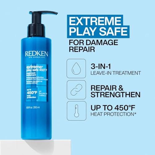 Redken Extreme Play Safe Heat Protectant Spray for All Hair Types