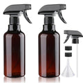 16.9oz Plastic Spray Bottles - 2 Pack with Adjustable Nozzle