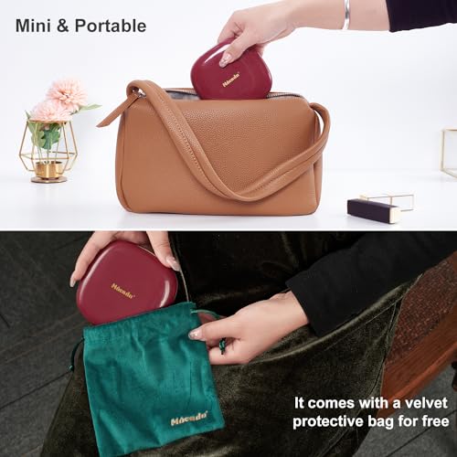 Mocado 4-Inch Compact Mirror with Light | 1x/10x Magnifying, Rechargeable