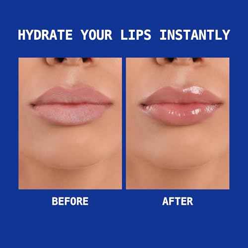 Ruby Kisses Hydrating Lip Oil Intense Treatment Gloss (1 Pack), Deep Hydrates & Heals with Natural Oils, Natural Shine Lip Care, Moisture, Repair & Protect With Antioxidants