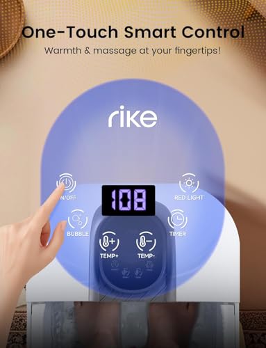 RIKE Collapsible Foot Spa with Heating & Shiatsu Massage
