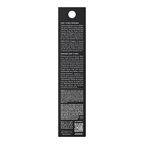e.l.f. Lash 'N Roll Curling Mascara - Vegan, Long-Lasting Lift