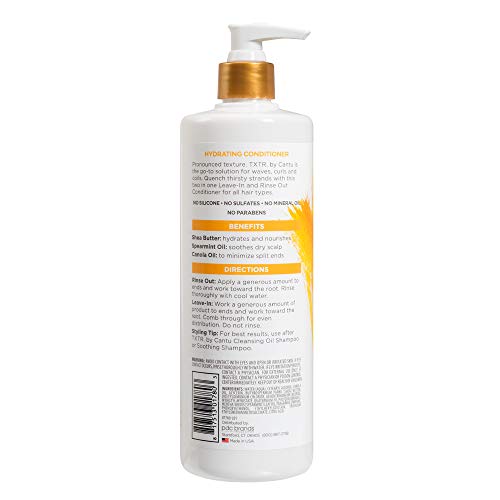 TXTR by Cantu Leave In + Rinse Out Hydrating Conditioner 16oz