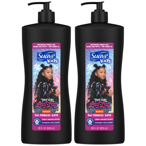 Suave Kids 3-in-1 Shampoo Tear-Free, 28 Fl Oz (Pack of 2)