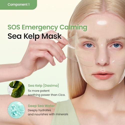 beplain Mung Bean Skincare Duo - Serum & Soothing Cream | Fragrance-Free | Soothing Care with Mung Bean | Korean Skin Care | Suitable for Sensitive Skin