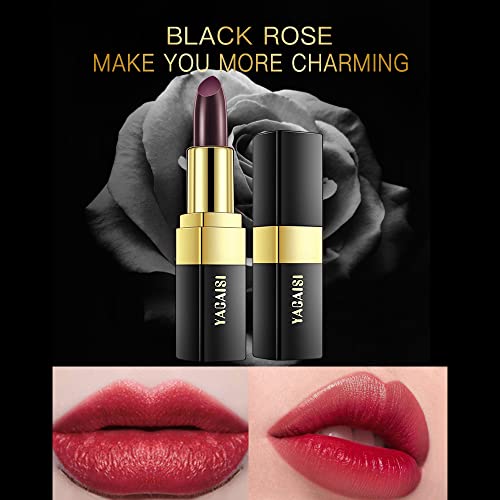 Magic Color Changing Lipstick Set - 2 Pc Blue & Black