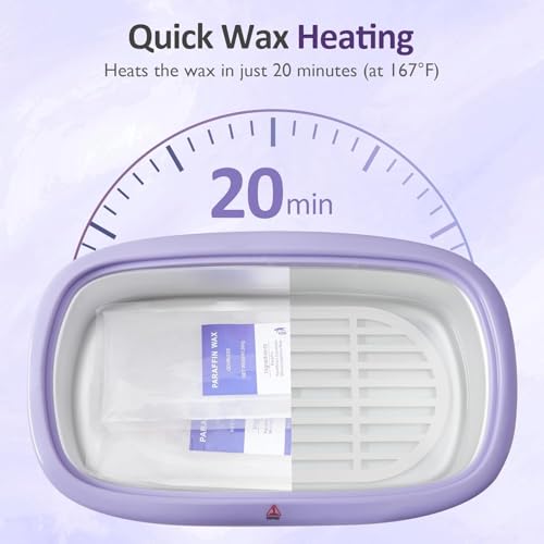 Sunvivi 4000ml Paraffin Wax Machine for Hands & Feet, Fast Heating & Temp Control