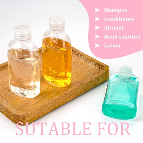 Cosywell 5Pc 3.4oz TSA Approved Travel Bottles with Flip Caps