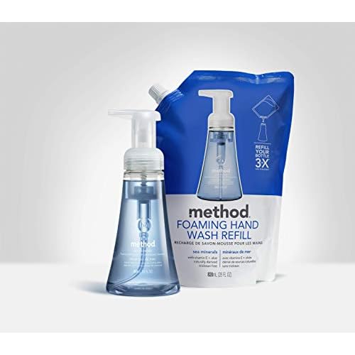 Method Foaming Hand Soap Refill, Sea Minerals, 28 Fl Oz (Pack of 6)