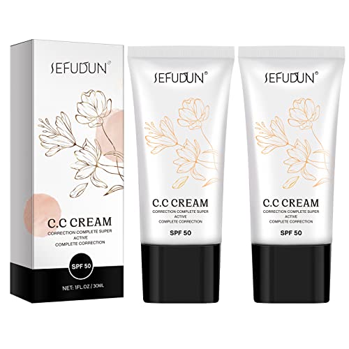 CC Cream Foundation Primer with SPF 50 - 2 Pack
