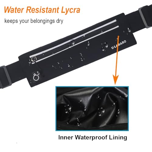 U·LANARO Slim Running Belt Fanny Pack for All Phones