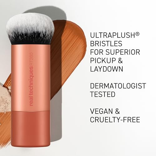 Real Techniques Bubble Blending Brush (Bubble Blending Makeup Brush) for Foundation & Tint