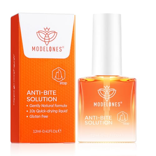 Modelones Anti Nail Biting Polish - Bitter Thumb Sucking Deterrent, 0.48 fl oz