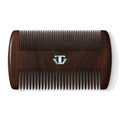 Sandalwood Beard Comb for Men with Mother of Pearl Inlay, Premium Grooming Wood & Wooden Comb for Beard and Mustache
