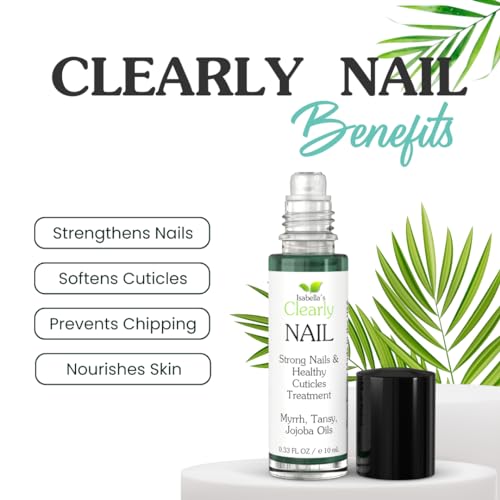 Isabella's Clearly Nail Oil Roll-On | Strengthen Nails & Soften Cuticles