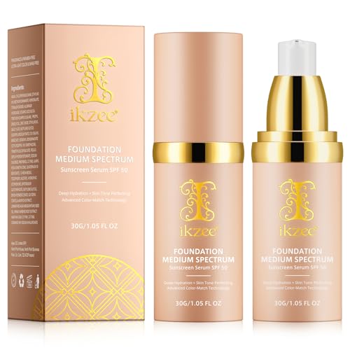 4-in-1 Color Changing Foundation with SPF50, 2 Pack