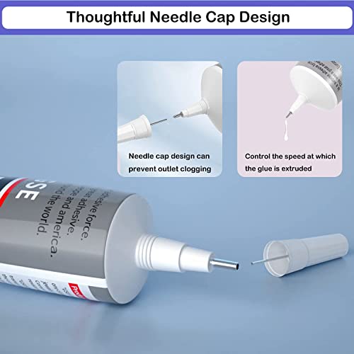 B7000 Clear Adhesive Glue Kit for Crafts - 2PCS 110ml with Tools