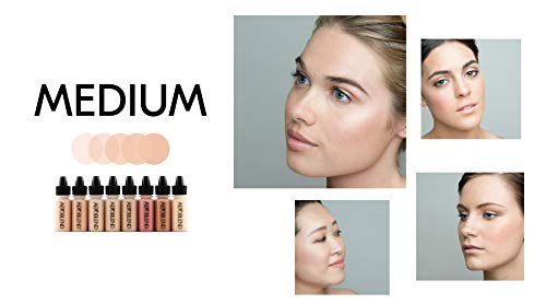 Aeroblend Airbrush Makeup Kit with 8 Shades & Compressor