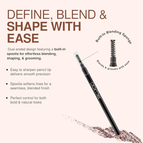 Palladio Brow Pencil & Brush Taupe - Define & Groom