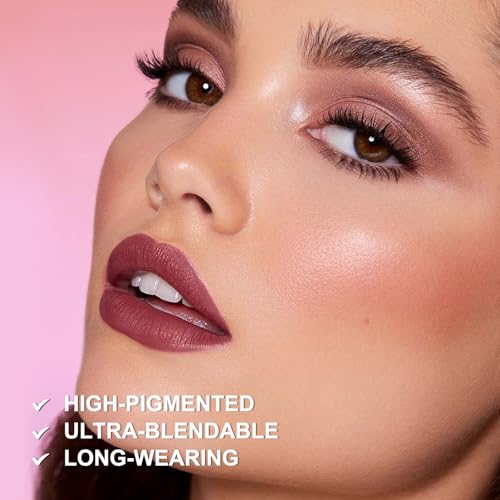 MYSTER ROSEY Nude Eyeshadow Palette, 9-Shade Matte, 12H Waterproof