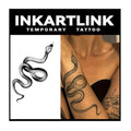 INKARTLINK Semi-Permanent Tattoos - 2 Sheets, Waterproof, Lasts 1-2 Weeks