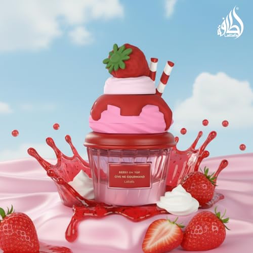 Lattafa Berry On Top Eau de Parfum 75ml - Fruity Berry & Vanilla Scent