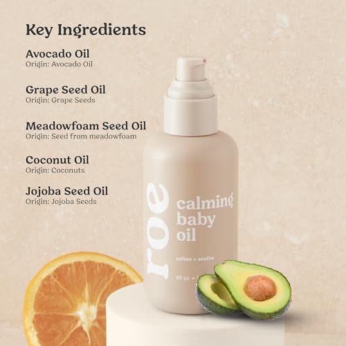 Roe Wellness Baby Hair, Scalp & Body Oil Unscented