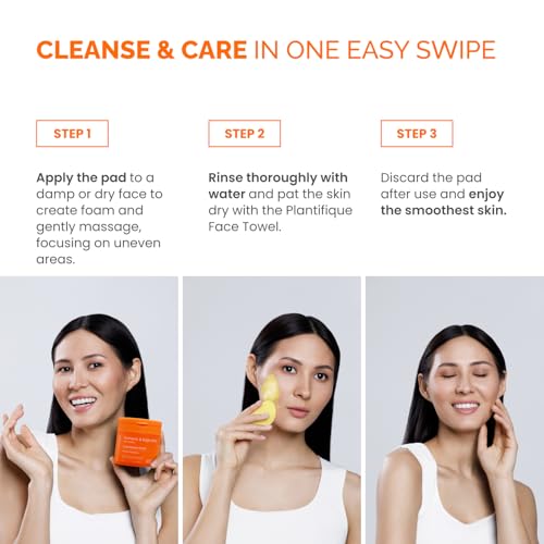 Kojic Acid & Turmeric Cleansing Pads - Dark Spots & Hyperpigmentation, 60 Pcs