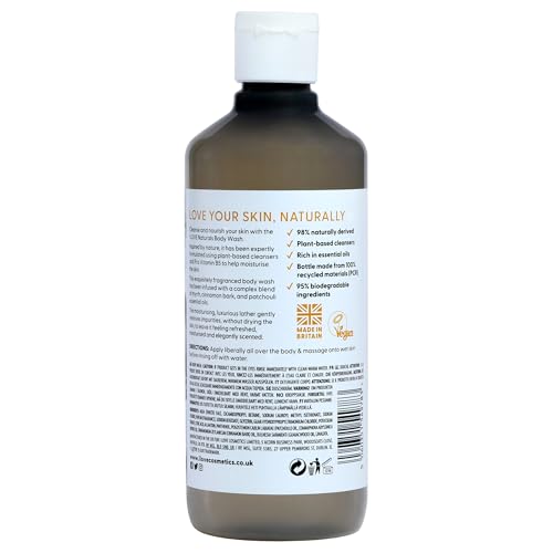 I Love Naturals Tonka Bean and Myrrh Body Wash - Moisturizing Body Wash - Infused with Essential Oils - Plant-Based Body Cleanser - 16.9 oz