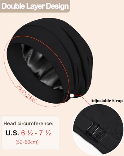 Mulberry Silk Sleep Cap for Curly Hair & Waves