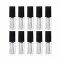 10PCS Empty Lip Gloss Tubes, 5ml Black Containers