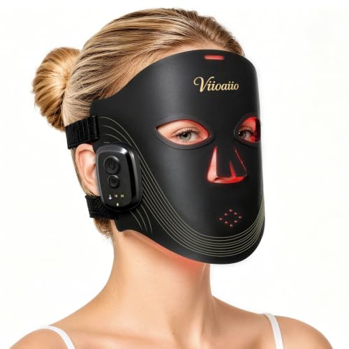 Wireless LED Light Therapy Face Mask - 850nm NIR, 336 LEDs