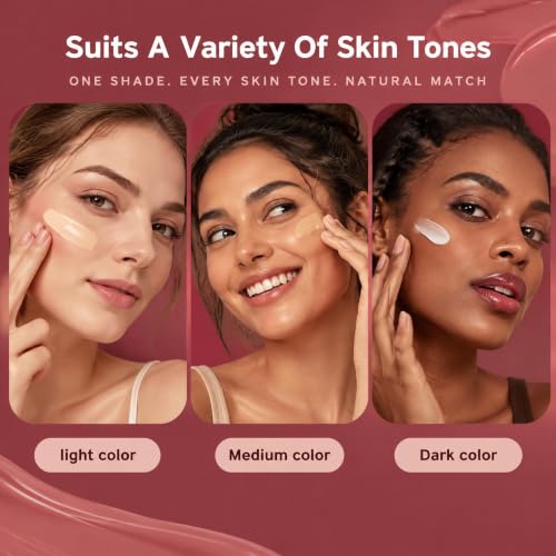 Color-Changing Foundation for Mature Skin – Self-Adjusting, Light to Medium Coverage (1 fl oz) by Wooroo