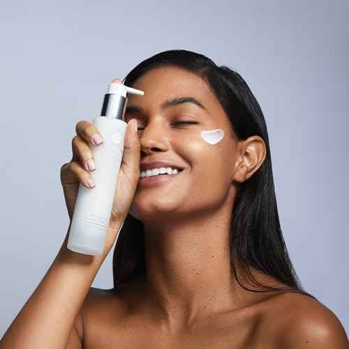 Rosewater and Chamomile Cream Cleanser - Omega Rich Face Wash - Gentle and Hydrating without Stripping Essential Oils - 3.3 oz