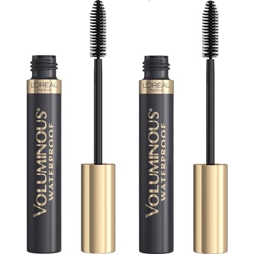 L’Oreal Voluminous Original Waterproof Mascara 0.28 oz—Black, Pack of 2