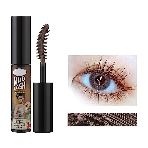 Brown Lash Colored Mascara Makeup Volumizing Volume Building Waterproof Sensational Washable Lengthening Natural Long-Lasting¡¦ (Brown)