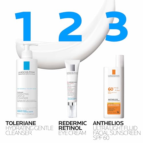 La Roche-Posay Redermic R Retinol Eye Cream with Caffeine - Anti-Aging Under Eye Treatment, 0.5oz