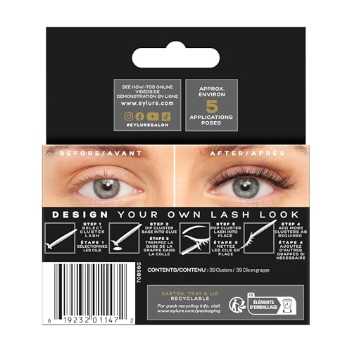 Eylure Luxe Faux Mink Mega Volume Eyelash Clusters (Pack of 2)