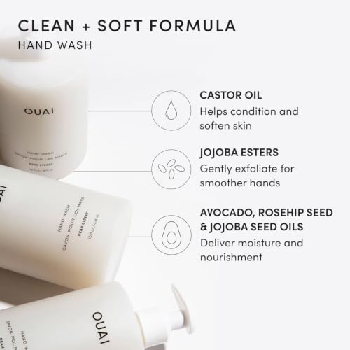 OUAI Hand Wash & Lotion Set - Dean Street | Hydrating Floral Fragrance