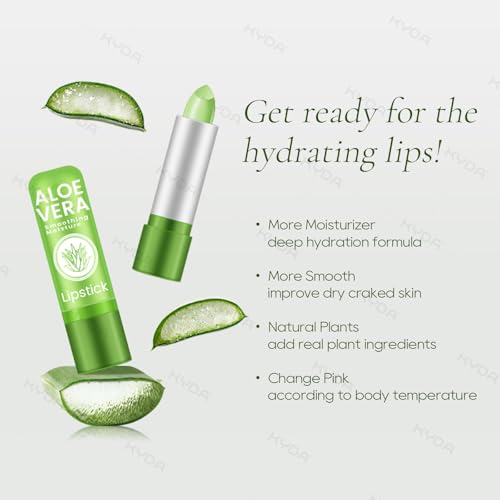Ownest Aloe Vera pH Color-Changing Lip Balm 10 Pack