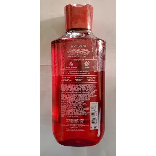 Bath & Body Works Mrs Claus Shower Gel Body Wash, Body Lotion and Ultimate Hydration Body Cream 3 Piece Set