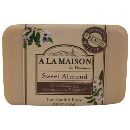 A LA MAISON BAR SOAP,SWEET ALMOND, 8.8 OZ