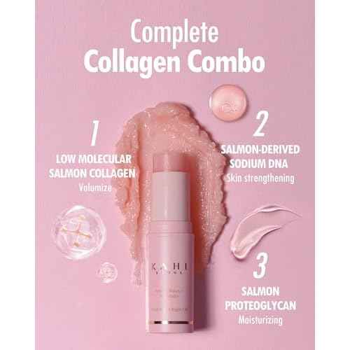 KAHI Wrinkle Bounce Multi Balm Stick | PDRN Collagen Wrinkle Stick | Korean Skin Care |All-in-One Hydrating Lip Balm Eye Cream Neck Cream Make Up Base & Face Mist Moisture Balm