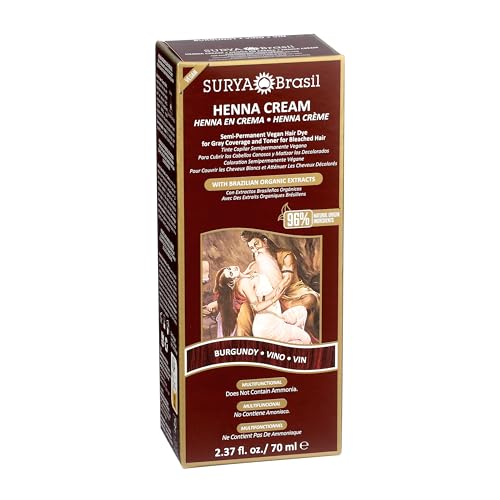 Surya Brasil Henna Cream Burgundy - Natural Hair Color