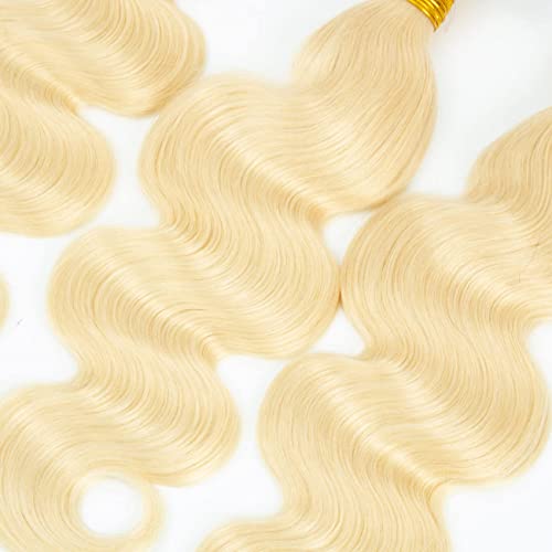 613 Blonde Body Wave Human Hair Bundle - Brazilian Virgin Hair 300g